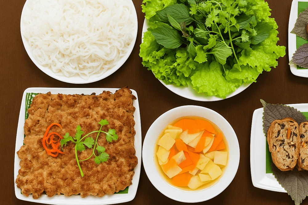 The pork is finely ground, shaped into squares, and grilled evenly over charcoal for a unique touch